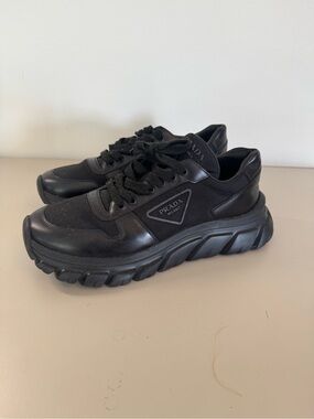 Authentic Prada Prax 01 Re-Nylon  Men’s Chunky black Sneakers - Like New